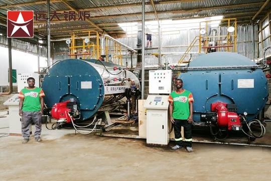 2 sets steam boilers Ghana 